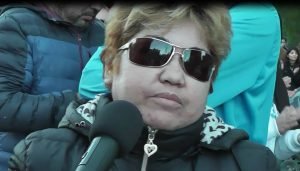 vecina no vidente protesta agua